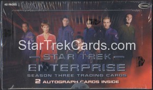 Star Trek Enterprise Season Three Trading Card Box