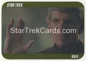 2014 Star Trek Movies Trading Card 2009 Movie Gold 108