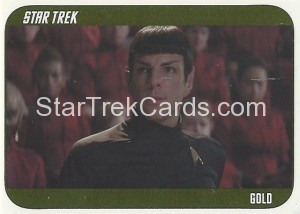 2014 Star Trek Movies Trading Card 2009 Movie Gold 30