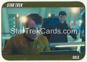 2014 Star Trek Movies Trading Card 2009 Movie Gold 56