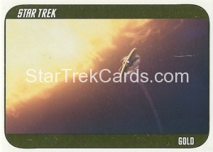 2014 Star Trek Movies Trading Card 2009 Movie Gold 75