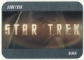 2014 Star Trek Movies Trading Card 2009 Movie Silver 1