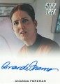 2014 Star Trek Movies Trading Card Autograph Amanda Foreman