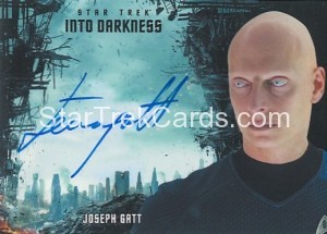2014 Star Trek Movies Trading Card Autograph Joseph Gatt Into Darkness Format