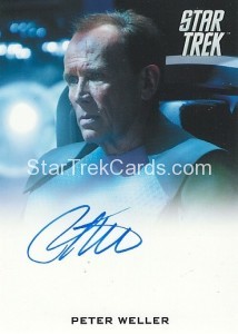 2014 Star Trek Movies Trading Card Autograph Peter Weller