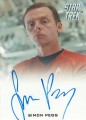 2014 Star Trek Movies Trading Card Autograph Simon Pegg