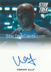 2014 Star Trek Movies Trading Card Autograph Usman Ally