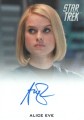 Star Trek Movies Trading Card Autograph Alice Eve