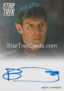 Star Trek Movies Trading Card Autograph Ben Cross