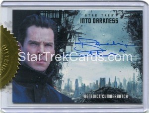 Star Trek Movies Trading Card Autograph Benedict Cumberbatch
