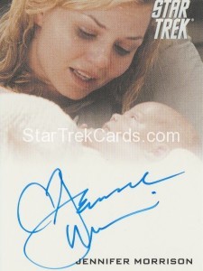 Star Trek Movies Trading Card Autograph Jennifer Morrison