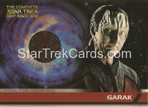 The Complete Star Trek Deep Space Nine Card CC3 Green Red