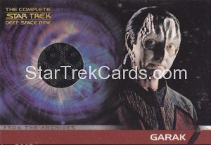 The Complete Star Trek Deep Space Nine Trading Card CC3 Black Green Pattern