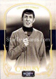 Americana Celebrity Cuts Trading Card Century Gold Parallel Leonard Nimoy