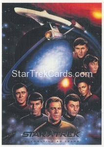 Star Trek 40th Anniversary Trading Card BT1