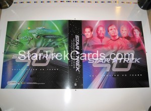 Star Trek 40th Anniversary Trading Card Binder Proof Art