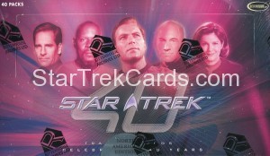 Star Trek 40th Anniversary Trading Card Box North American