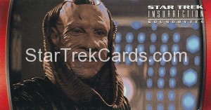 Star Trek Insurrection Trading Card 50