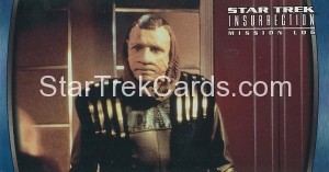 Star Trek Insurrection Trading Card 7