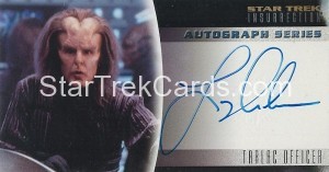 Star Trek Insurrection Trading Card A18