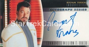 Star Trek Insurrection Trading Card A2