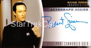 Star Trek Insurrection Trading Card A3