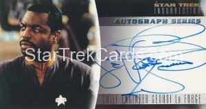 Star Trek Insurrection Trading Card A5