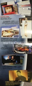 Star Trek Insurrection Trading Card Sell Sheet Middle