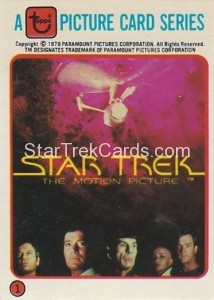 Star Trek The Motion Picture Rainbo Bread Trading Card 1