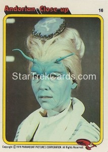 Star Trek The Motion Picture Rainbo Bread Trading Card 16