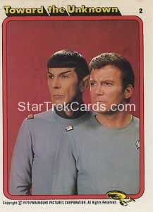 Star Trek The Motion Picture Rainbo Bread Trading Card 2