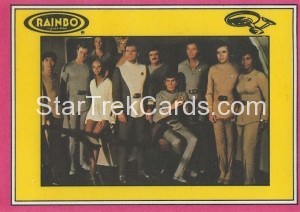 Star Trek The Motion Picture Rainbo Bread Trading Card 25 Back