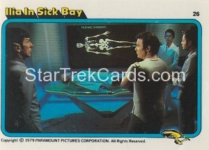 Star Trek The Motion Picture Rainbo Bread Trading Card 26