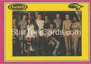 Star Trek The Motion Picture Rainbo Bread Trading Card 26 Back