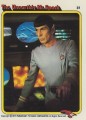 Star Trek The Motion Picture Rainbo Bread Trading Card 31