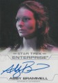 Enterprise Season Four Trading Card Autograph Abby Brammell