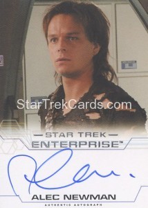 Enterprise Season Four Trading Card Autograph Alec Newman