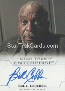 Enterprise Season Four Trading Card Autograph Bill Cobbs