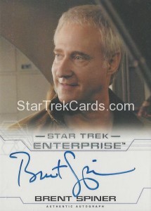 Enterprise Season Four Trading Card Autograph Brent Spiner