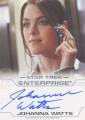 Enterprise Season Four Trading Card Autograph Johanna Watts