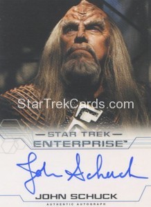 Enterprise Season Four Trading Card Autograph John Schuck