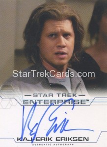 Enterprise Season Four Trading Card Autograph Kaj Erik Eriksen