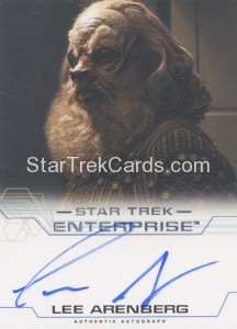 Enterprise Season Four Trading Card Autograph Lee Arenberg