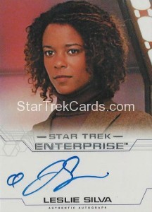 Enterprise Season Four Trading Card Autograph Leslie Silva