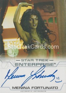 Enterprise Season Four Trading Card Autograph Menina Fortunato