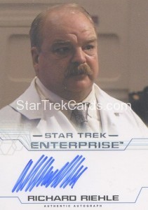 Enterprise Season Four Trading Card Autograph Richard Riehle