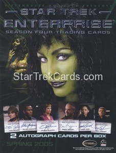 Enterprise Season Four Trading Card Sell Sheet Front