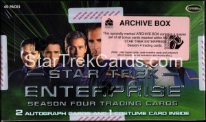Star Trek Enterprise Season Four Trading Card Archive Box