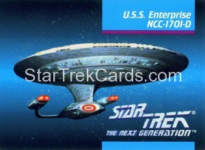 Star Trek The Next Generation Inaugural Edition Trading Card 00A