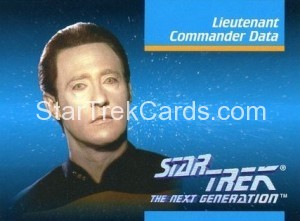 Star Trek The Next Generation Inaugural Edition Trading Card 00B